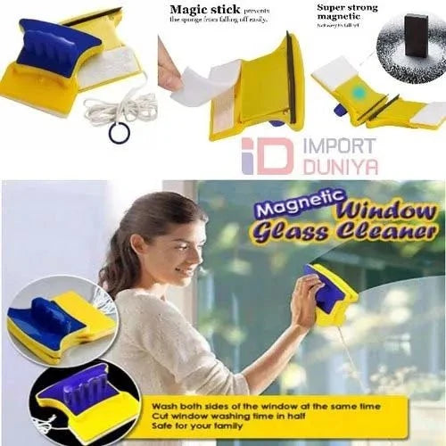Double-Sided Magnetic Glass Cleaner