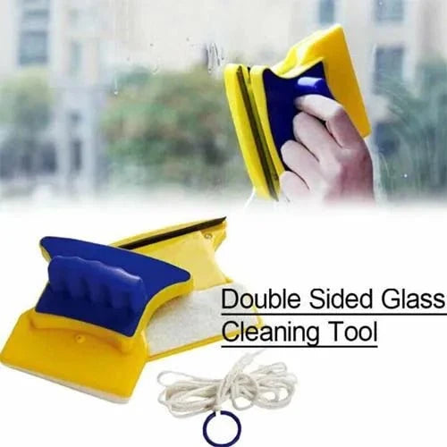 Double-Sided Magnetic Glass Cleaner